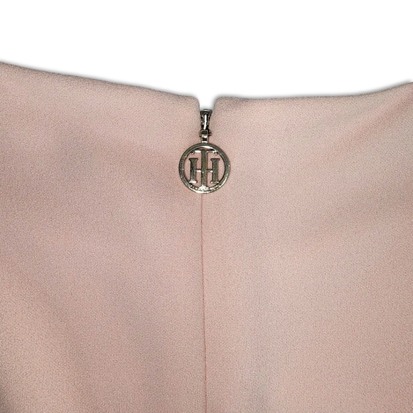 Tommy Hilfiger Light Pink Sheath Dress Sleeveless Sz6 Shift Crewneck Back Zipper - Picture 9 of 10